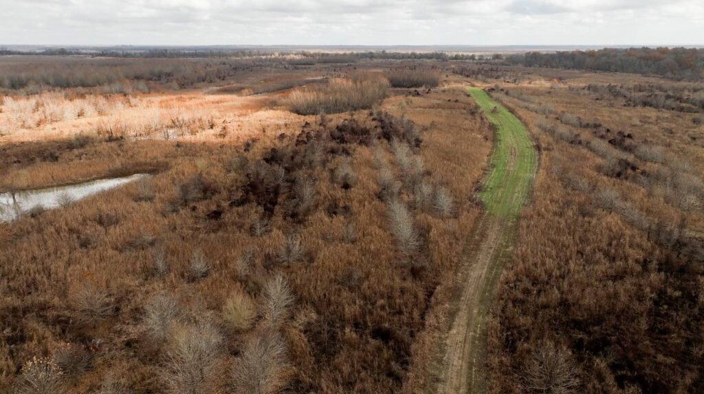 597+/- Acres of South Delta Hunting Land with Camp